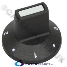 VAN STOCK UNIVERSAL BLACK EGO CONTROL KNOB 1-3 NUMBER MARKINGS 50MM DIA