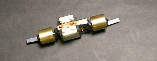 Motor locomotora Ho Stewart As 16 y montajes y contacto - Imagen 4 de 5