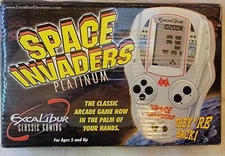 1978~ Excalibur Classic Gaming~ SPACE INVADERS PLATINUM~ Handheld Game ~ "New"