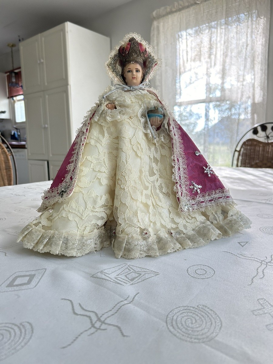 Vintage Columbia Statuary Italy Infant Jesus of Prague Statue 12