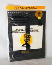 Ben Parker 47H 4"x7" heatseal photo pages black set of 5 