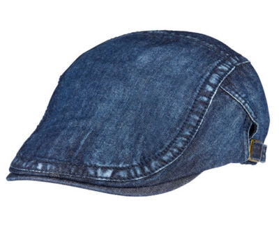 Cool4 CLASSIC JEANS DENIM FLATCAP DUNKELBLAU Schiebermütze Cap SFC60