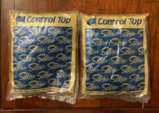 SILKIES Pantyhose Control Top Large Taupe 2 Pairs 070305 NEW SEALED Lot