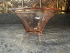9" ANCHOR HOCKING Princess Pink Hat-Shaped Deep Round Bowl