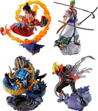 One Piece Log Box Re Birth Wano Luffy Zoro Country figure set of 4 Megahouse