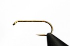 50 pcs Bronze Color Fly Tying Hook Standard Dry Flies Fly Fishing Barbed Hooks