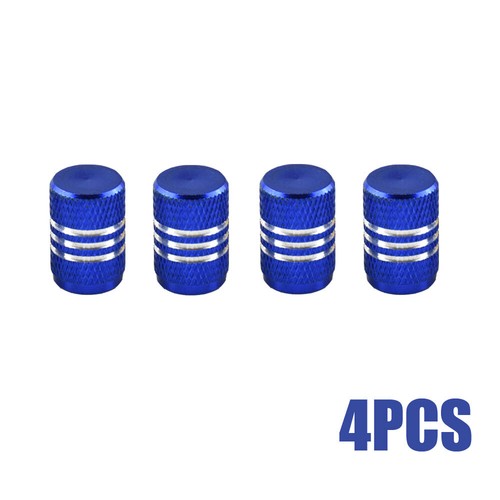 4x Aluminium Car SUV Tyre Valve Stems Air Dust Cover Screw Cap Wheel Accessories - Picture 15 of 19