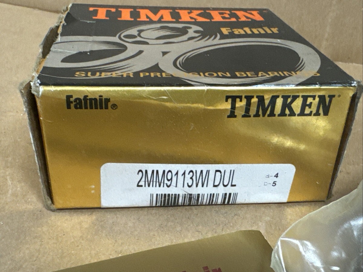NEW TIMKEN 2MM9113WI DUL SUPER PRECISION BEARING - ONE SKF