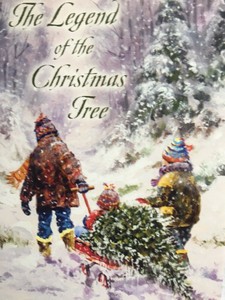 Christmas-Cards-LEANIN-039-TREE-BRAND-Set-of-10-034-CHRISTMAS-TREE-LEGEND-034-Free-Ship