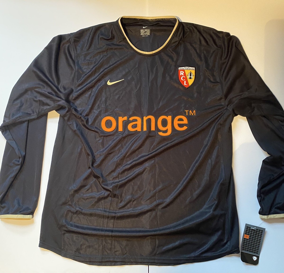RC Lens 2002/3 Long Sleeve Away Shirt - Rare XL - NWT Original