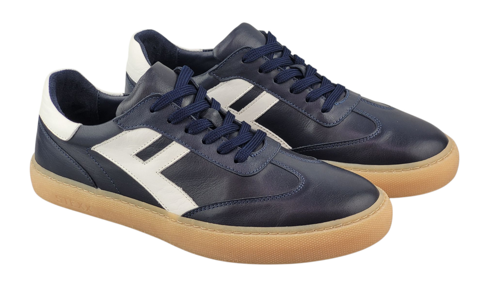 Andrea Conti Stexx Sneakers blau Blue 80690010343 Leder Herren Schuhe