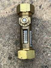 Tecnovia Flowmeter TB 100�C Brass Water Flow Regulator