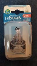 Dr Brown's Natural Flow Silicone Nipples - Level 1 0m  2b  2-