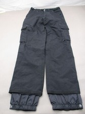 BURTON Size S Womens Black Adjustable Waist Pockets Boot Gaiters Snow Pants 670