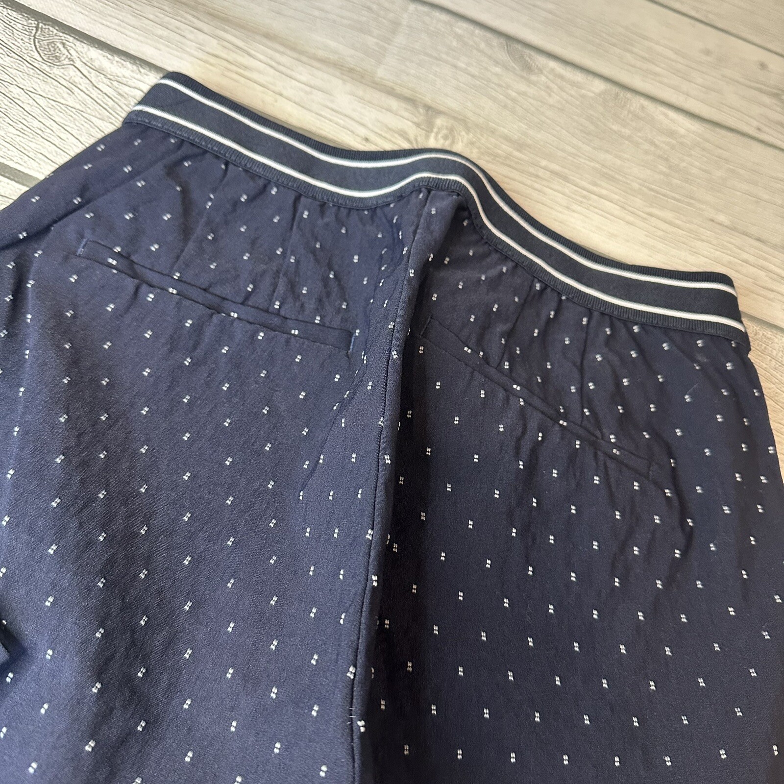 Zara Basic Cropped Pants Womens Small Flat Front … - image 9