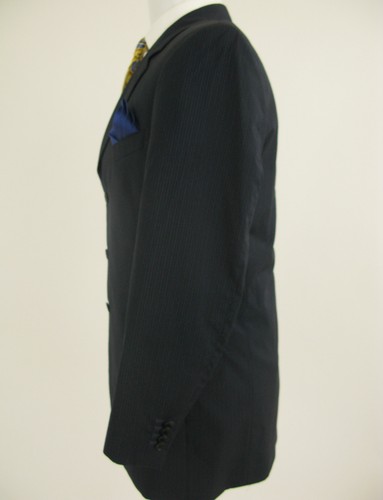 Paul Smith London Men's Wool Blue Striped Italian Blazer Jacket Sport Coat 38 R - Picture 5 of 12