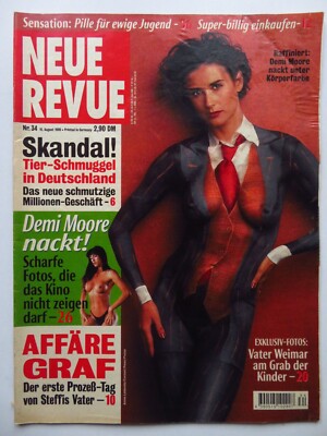 Neue Revue Nr 34/1996, Demi Moore, Janice Dickinson, Miss Piggy