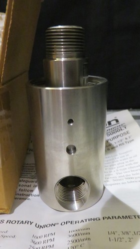 Junta de mano izquierda unión giratoria Duff-Norton L5300P / 770914C acero inoxidable 3/4"NPT - Imagen 3 de 6