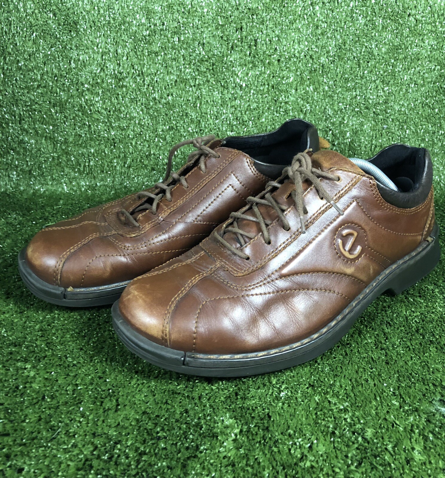 ECCO NEOFLEXOR BROWN LEATHER WALKING 