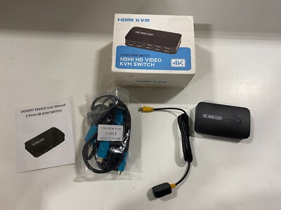 HDMI KVM 2 Port Switch HDMI HD Video KVM Switch 4K