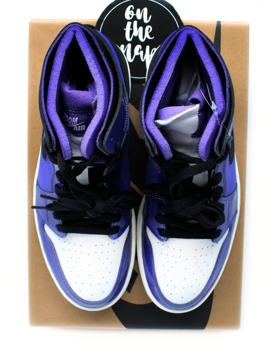 人気☆【NIKE】☆W AIR JORDAN 1 HIGH COURT PURPL.E☆22.5-29cm Nike Air Jordan 1 Retro High OG W Court Purple White UK 3 4