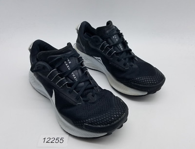 Nike Pegasus Trail 3 Men's Size 7 Running Shoes Total Black Platinum