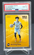 2019 Hoops Arriving Now Orange #12 Ja Morant RC Rookie PSA 10