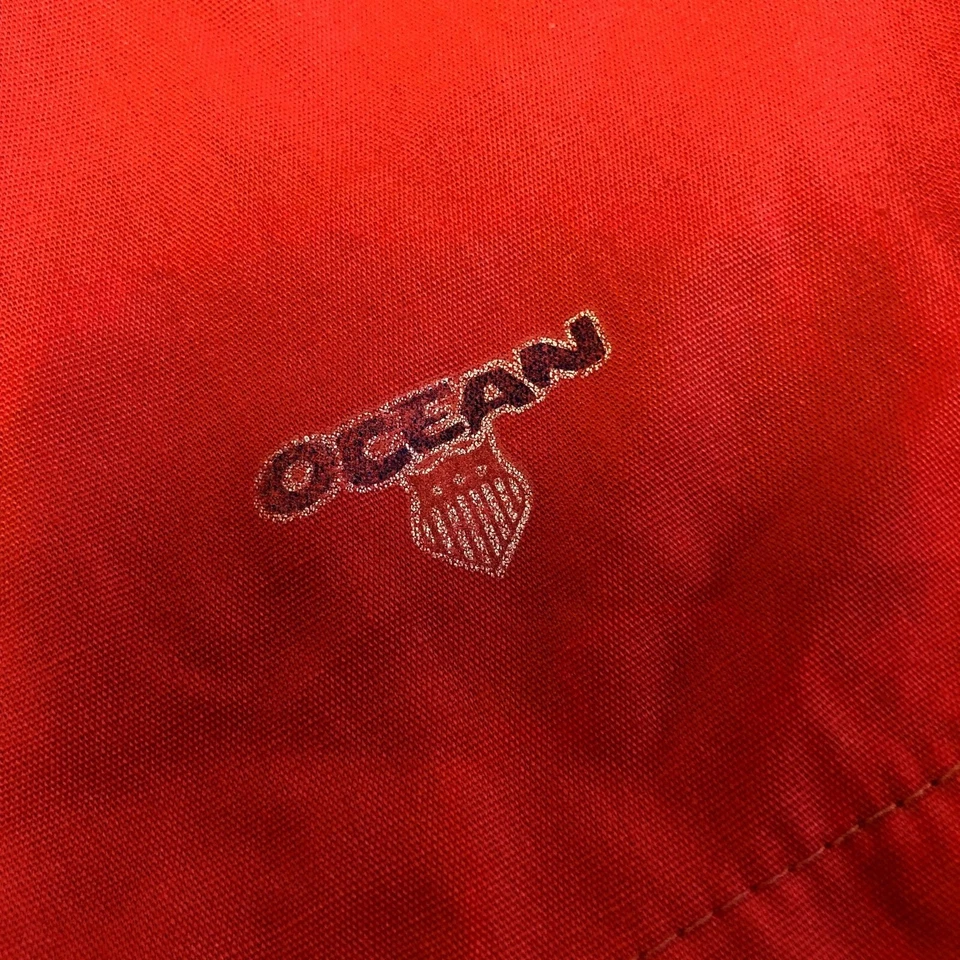 Traje de baño rojo Ocean vintage años 80 90 pantalones cortos surfista playa L Foto 3 de 4