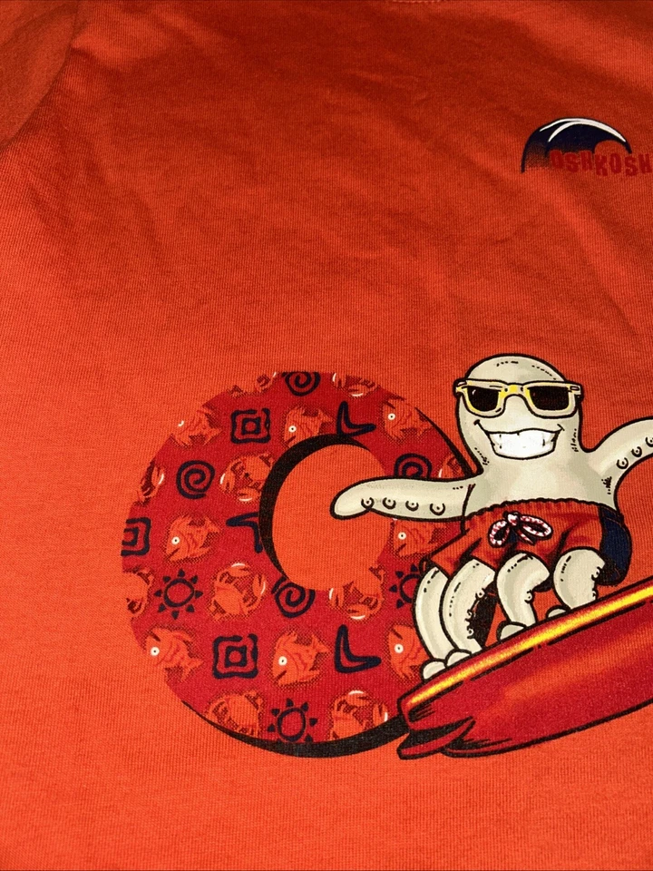 Vintage Oshkosh Surf Wraparound T-shirt Size 4 Boys; New With Tag - Image 4 of 4