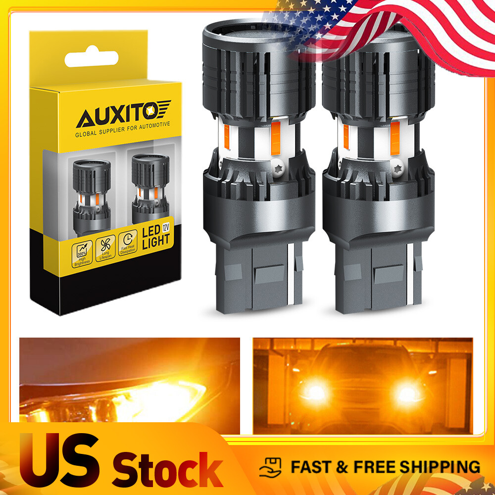 Canbus 1 LED 2x Turn Signal Lights Rear 7440 7440A 7441 Amber No Hyper Flash