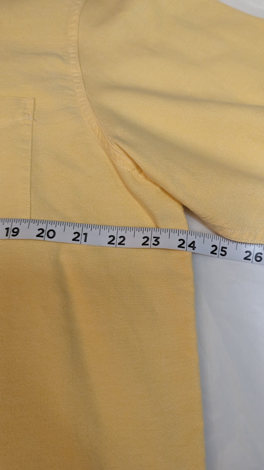 Chaps Solid Yellow 100% Cotton Large Long Sleeve … - image 19