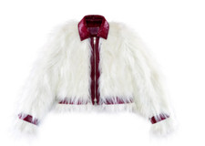H&m X Giambattista Valli Faux Fur Jacket Size Xs!
