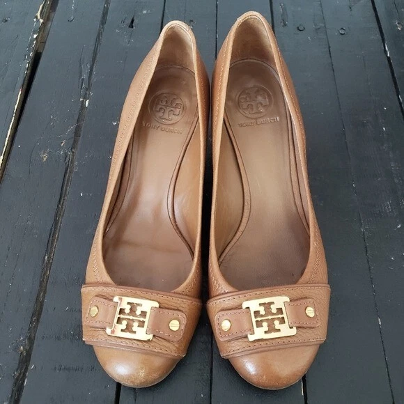 Tory burch wedge shoes cheap
