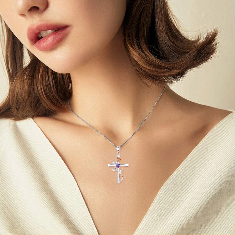 Women Jewelry Pendant Necklace Wedding Jewelry Cross Necklace
