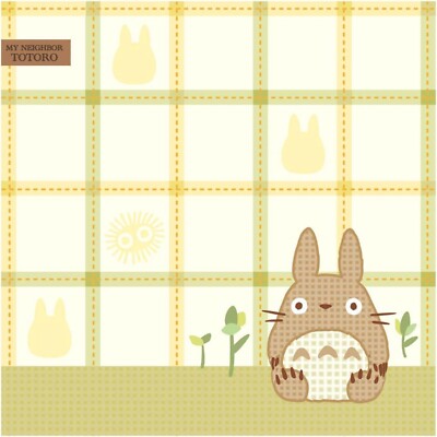 My Neighbor Totoro Mini Hand Towel (Waffle Totoro ) 25×25cm Studio Ghibli New JP
