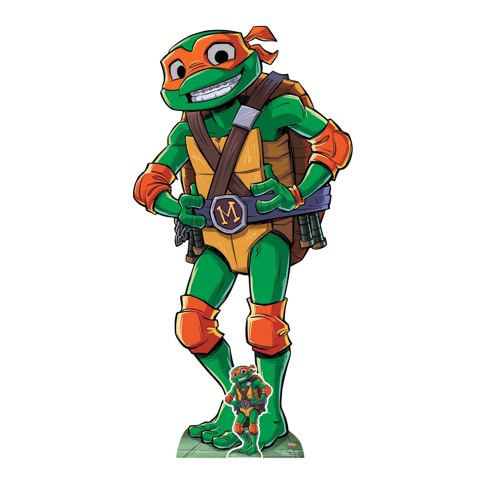 Michelangelo Tales of Teenage Mutant Ninja Turtles Cardboard Cutout Free Mini