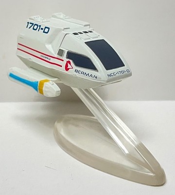 Star Trek Micro Machines Galoob TNG Shuttlecraft Berman NCC-1701-D w/ Stand