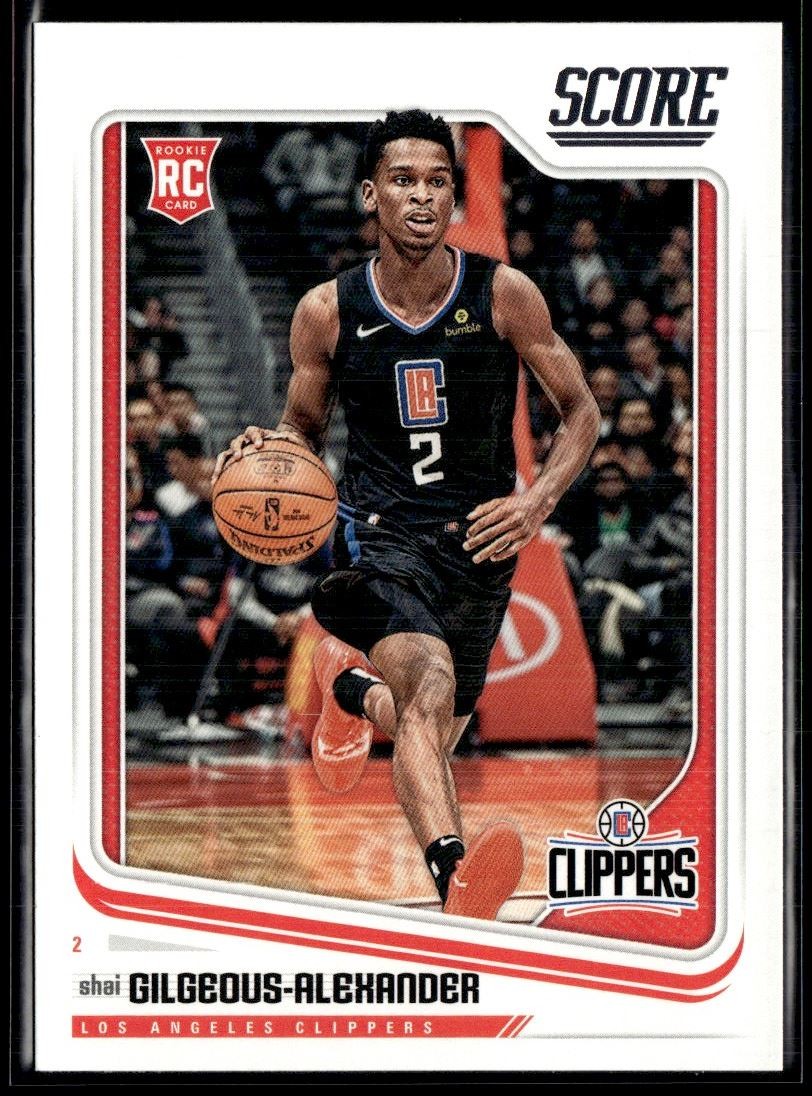 2018-19 Panini Chronicles Score Shai Gilgeous-Alexander RC Los Angeles Clippers
