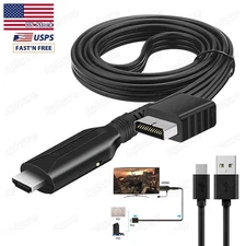 For Sony PS2/PS1 to HDMI Adapter Audio Video Converter 1M Link Cable Plug & Play