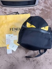 Fendi Monster Zaino Pelle Vintage Borsa Uomo Autentico Ottime Condizioni