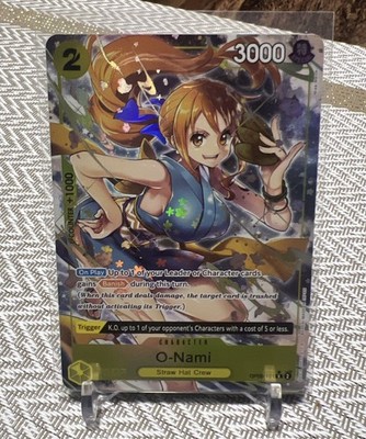 O-Nami Alt Art OP06-101 English ONE PIECE Card Game Wings of Captain - NM