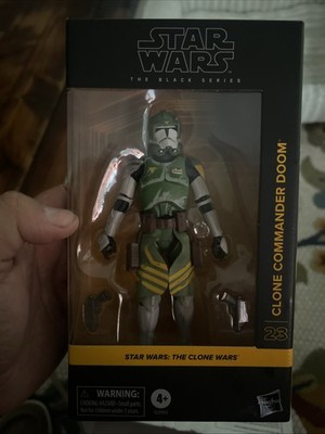 Star Wars Clone Wars Clone Commander Doom Black Series 6'' Inch Figure NEW