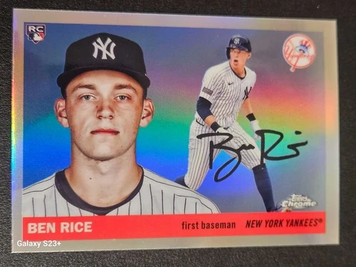 2025 Topps Chrome Ben Rice RAW
