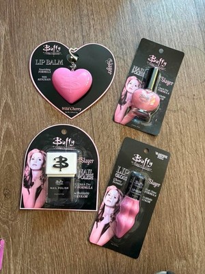 Buffy The Vampire Slayer Nail Polish & Lip Gloss Balm Bundle Lot Of 4 New BTVS