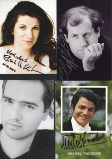 31 ORIG. AUTOGRAMME VON OPERNSÄNGERN/ INNEN MUSIKERN/ INNEN ( INTERNATIONAL )