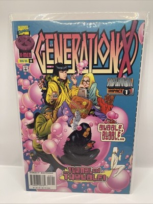 Marvel Comics Aug 1996. Generation X #18 Onslaught Impact 1. Bubble, bubble.