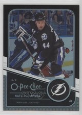 2011-12 O-Pee-Chee Rainbow Foil Black Border 35/100 Nate Thompson #65 z7j