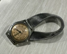 Vintage Minerva Swiss Mechanical Watch – 1940s-WW2 Stainless Back (Non-Working)