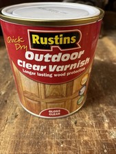 Rustins Quick Dry Outdoor Clear Varnish 500 ml Gloss