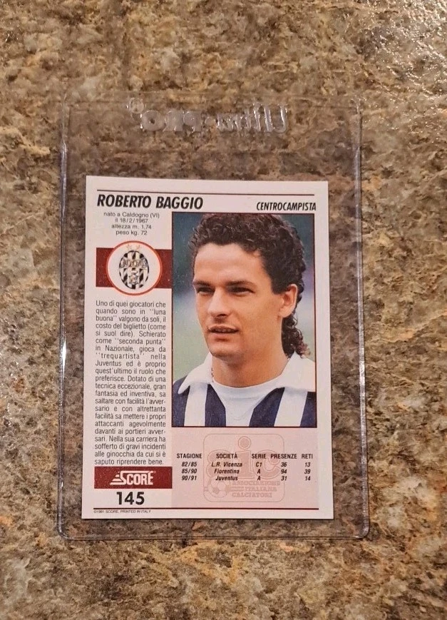 (5) Roberto Baggio 1991-92 Score Rookie card RC 1994 Upper Deck Copa do Mundo Itália - Imagem 3 de 4